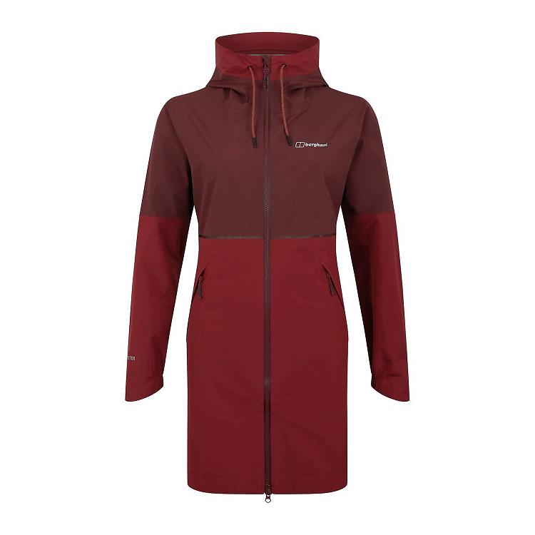 Dámska Nepremokavá Bunda Berghaus Gore Tex Rothley Červené Hnede Slovensko 4079ZKIOW
